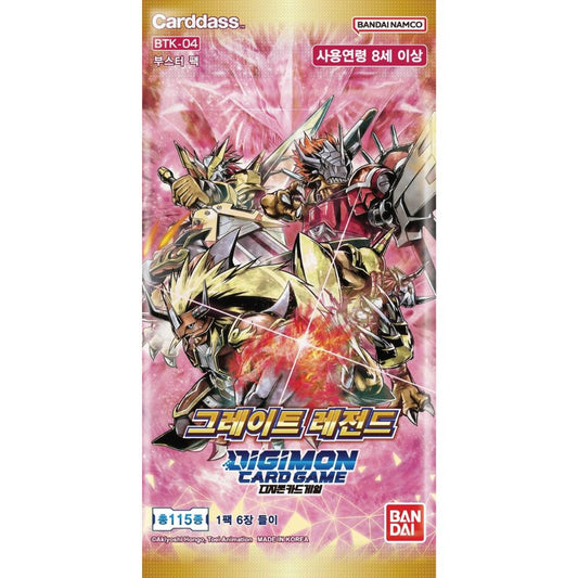Korean Digimon Great Legend (BTK-04) Booster Pack