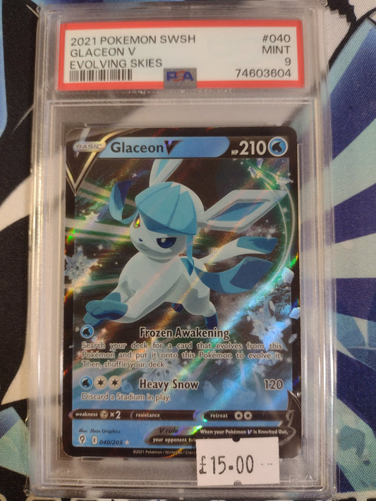 Glaceon V PSA 9