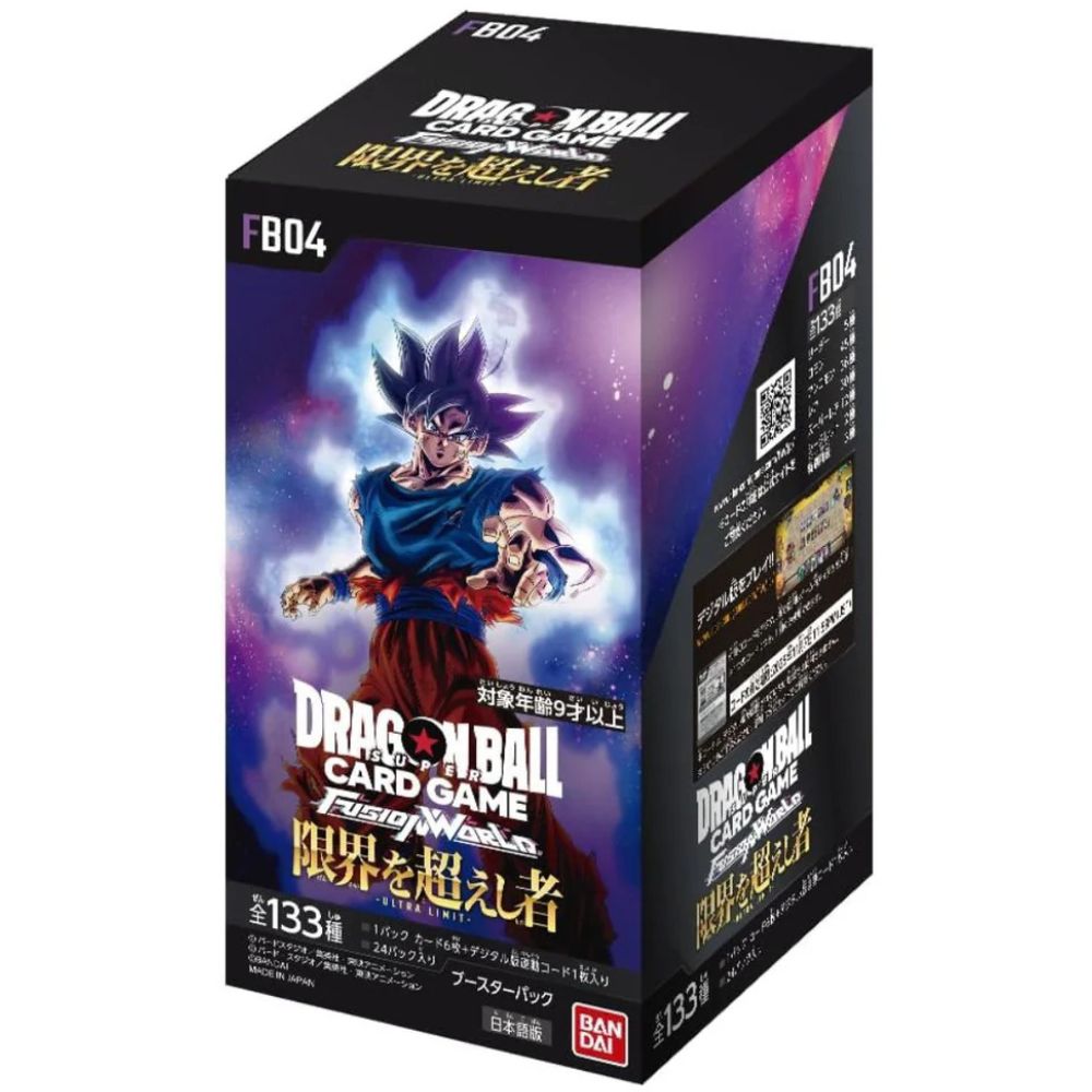 Japanese Dragon Ball Super Ultra Limit FB04 Fusion World Booster Box