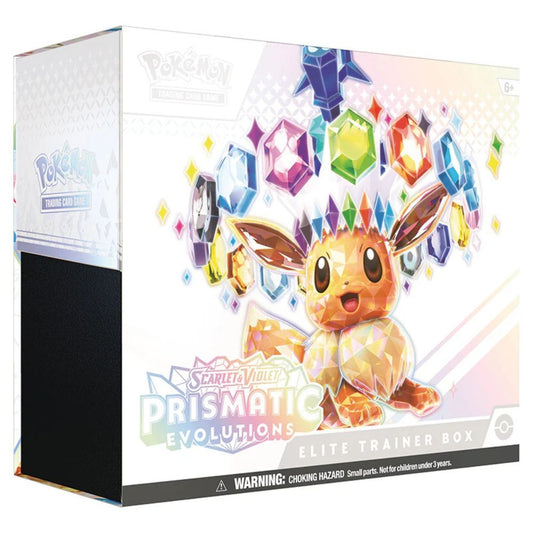 Scarlet and Violet 8.5 Prismatic Evolutions Elite Trainer Box