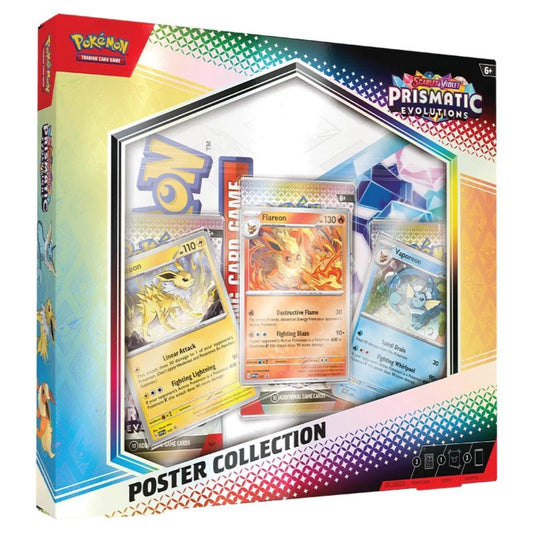 Pokemon TCG: Scarlet and Violet 8.5 Prismatic Evolutions - Poster Collection