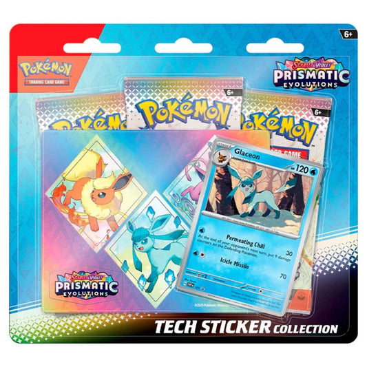 Pokemon TCG: Scarlet and Violet 8.5 Prismatic Evolutions - Tech Sticker Collection - Glaceon