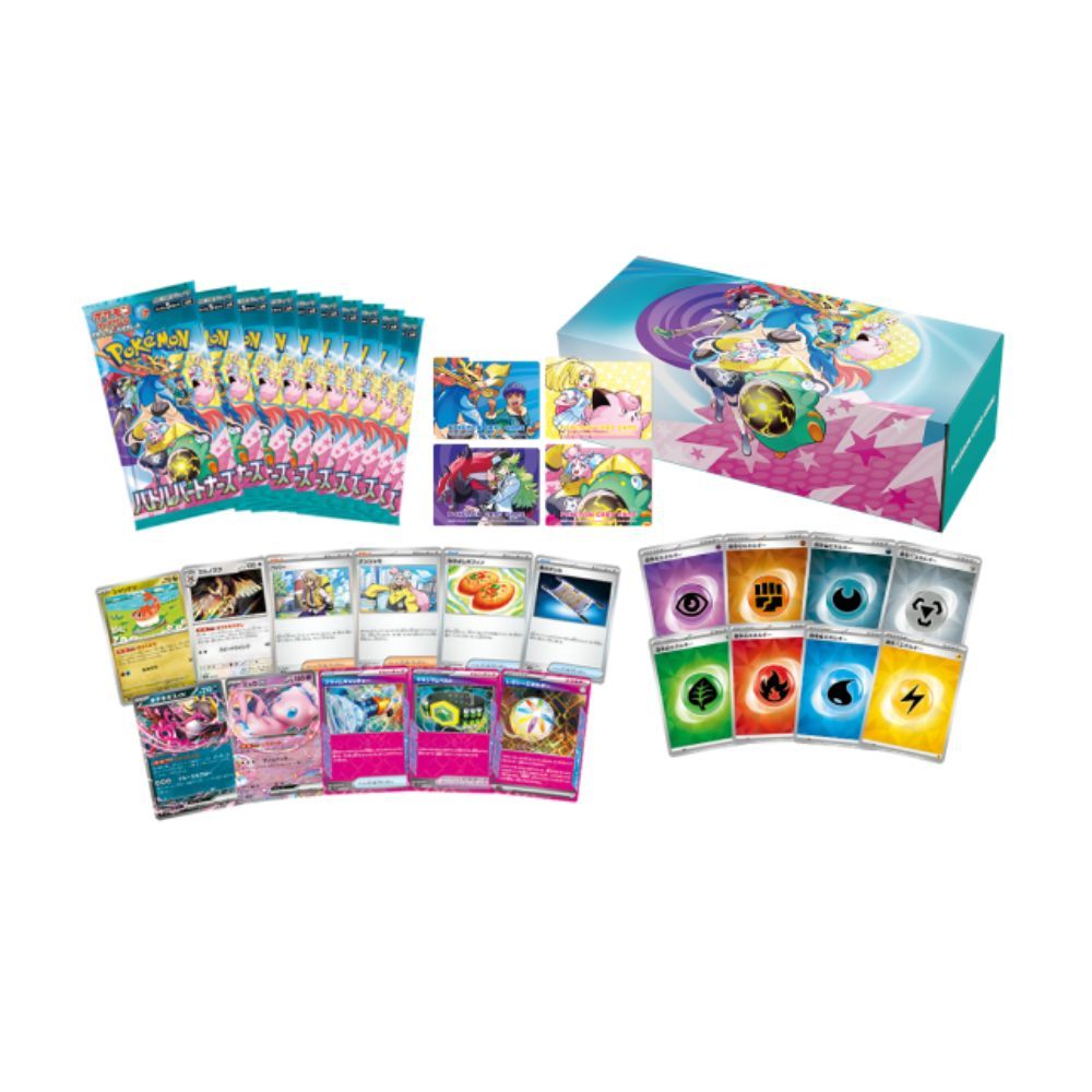 Japanese Battle Partners Deck Build Box booster packs, card list and dividers