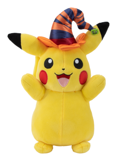 8"  Pikachu Plush With Witch Hat