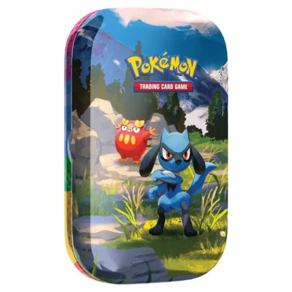 Pokemon TCG: Mega Evolution Ascended Heroes Mini Tin Featuring Riolu and Darumaka