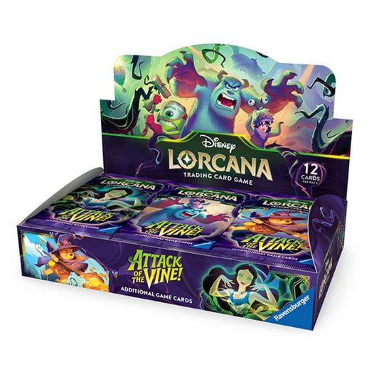 Disney Lorcana Trading Card Game: Attack of the Vine Booster Box
