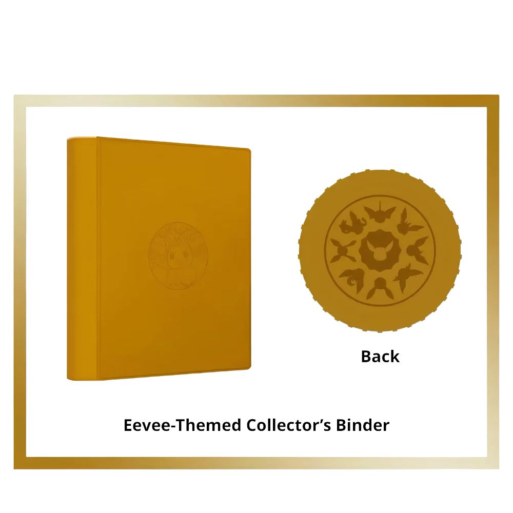 Simplified Chinese Pokemon: Terastal Grand Gathering Binder Gift Box Back of Binder
