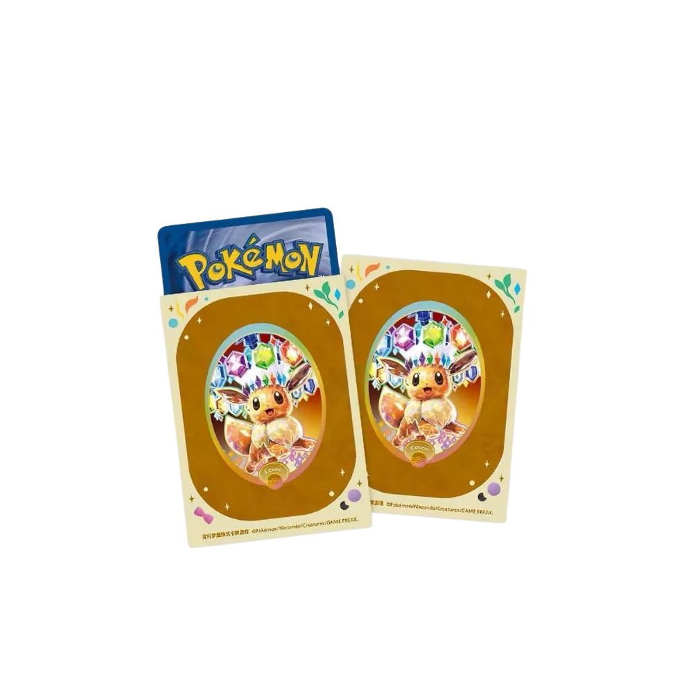 Simplified Chinese Pokemon: Terastal Grand Gathering Binder Gift Box Sleeves featuring Eevee