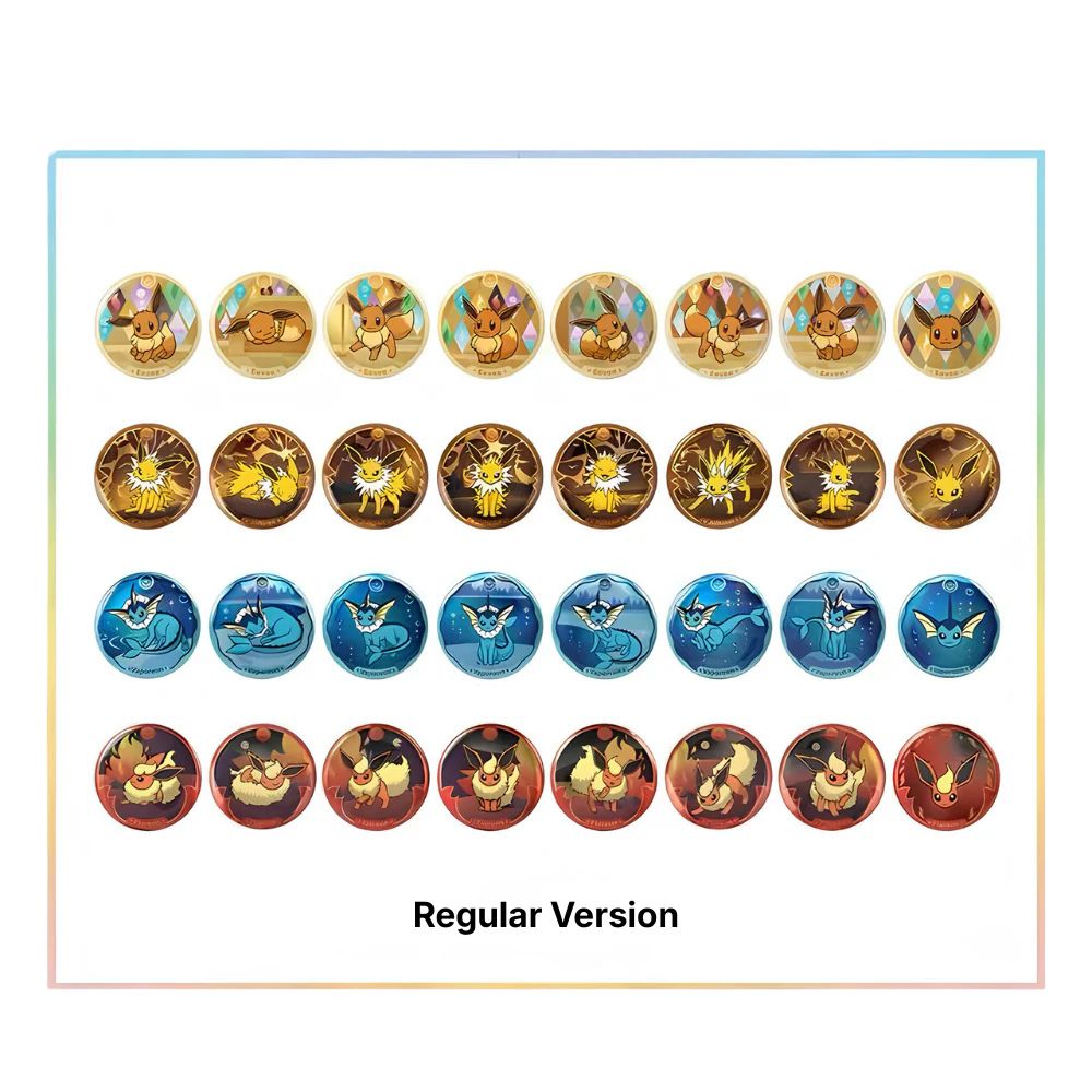 Simplified Chinese Pokemon: Terastal Grand Gathering Badge Set Regular Badges