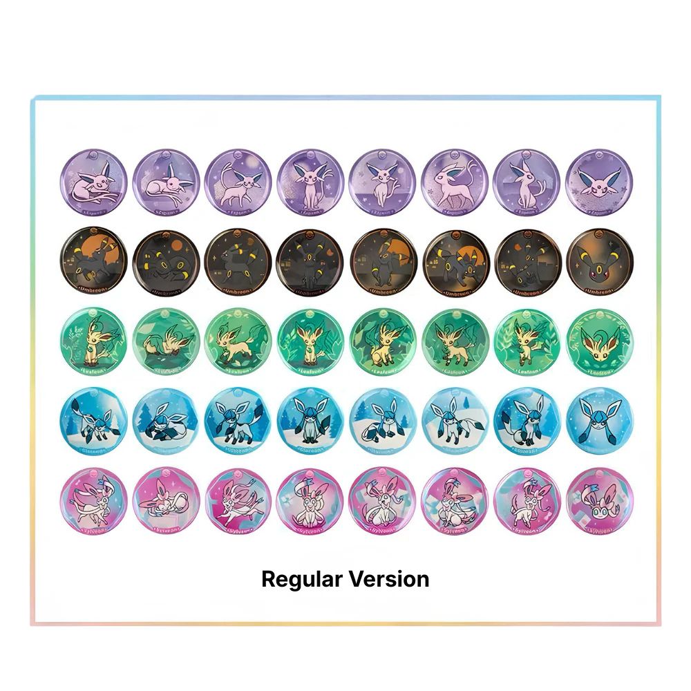 Simplified Chinese Pokemon: Terastal Grand Gathering Badge Set Regular Badges