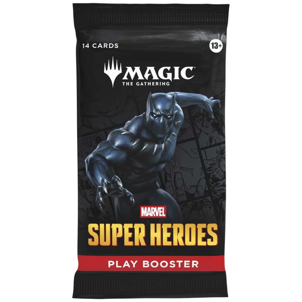 Magic: The Gathering - Marvel Super Heroes Booster Pack Featuring Black Panther Artwork