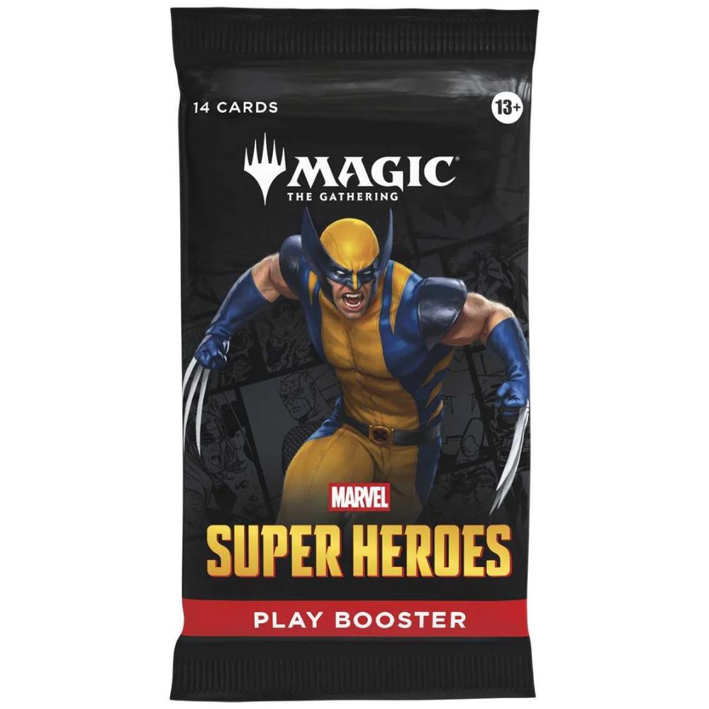 Magic: The Gathering - Marvel Super Heroes Booster Pack Featuring Wolverine Artwork