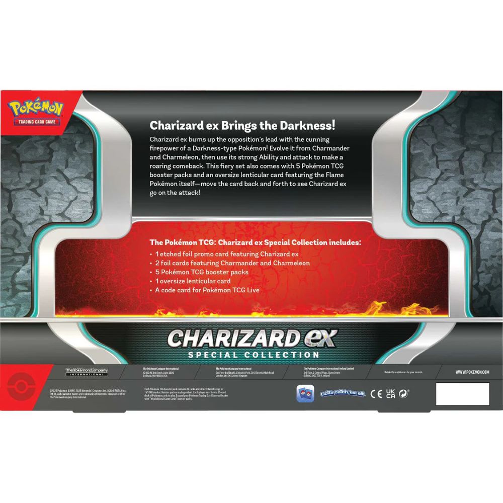 Pokémon TCG: Charizard ex Special Collection Back View