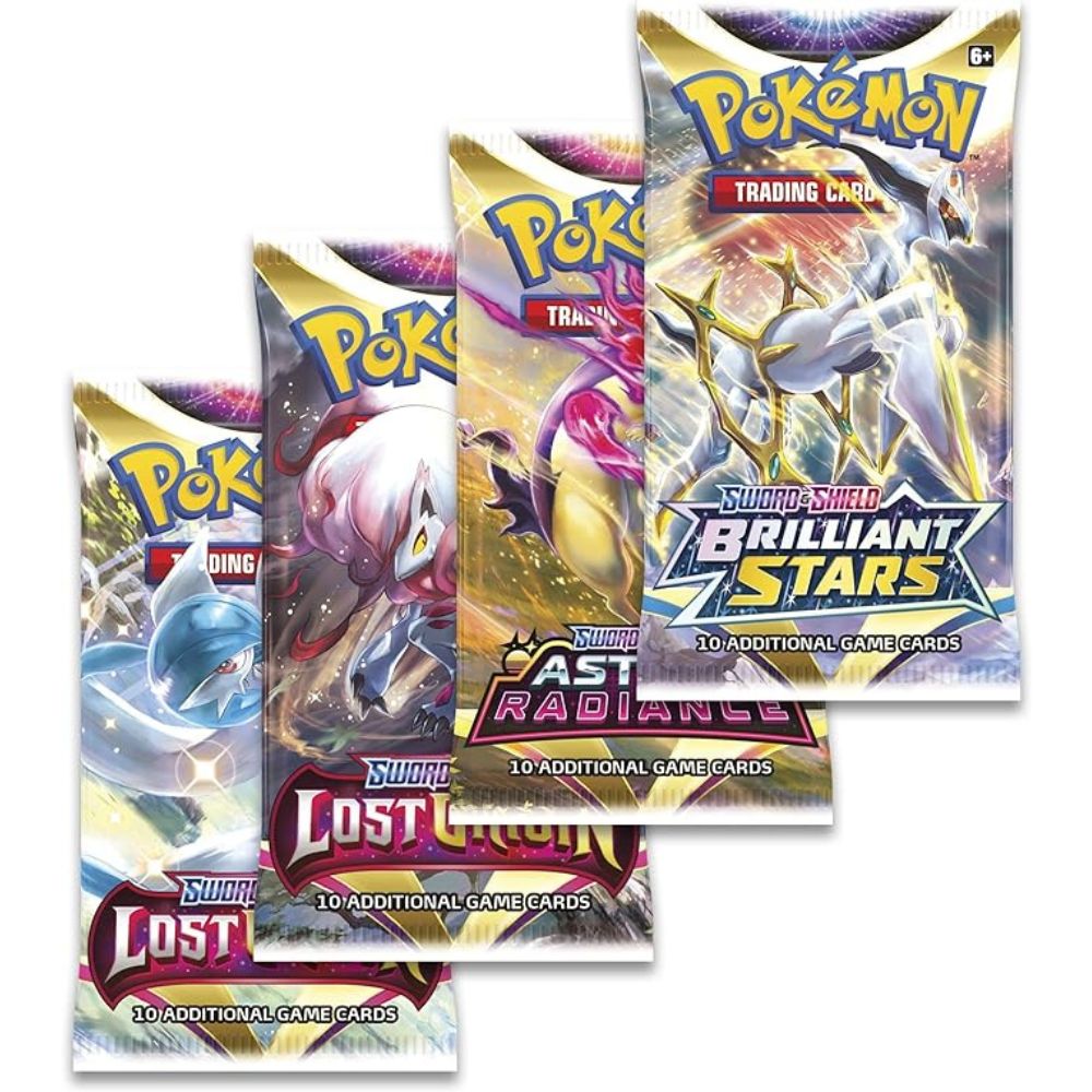 Pokemon TCG: Lost Origin, Brilliant Stars and Astral Radiance Booster Packs