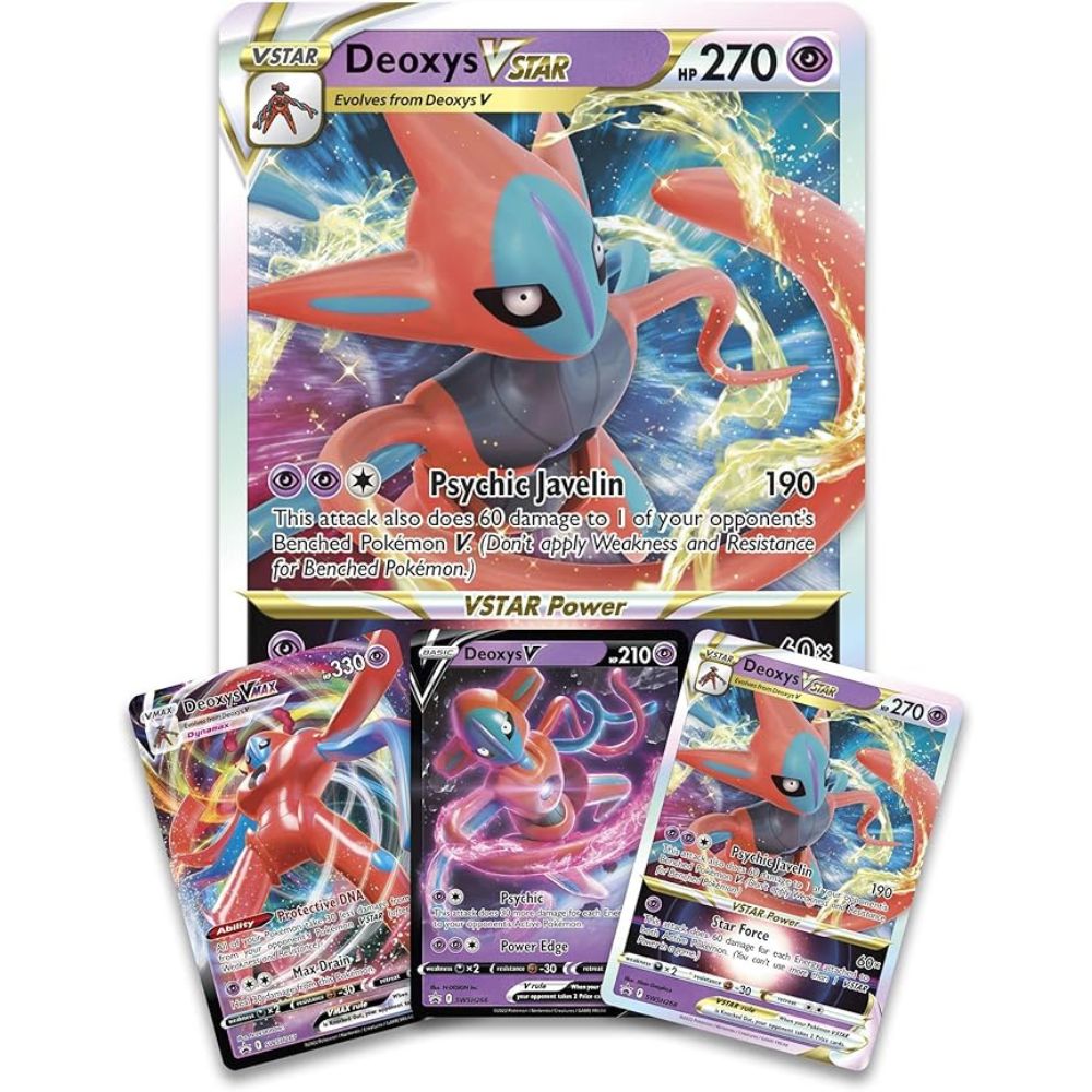 Pokemon TCG: Deoxys VMAX & VSTAR Battle Box Jumbo and Promo Cards