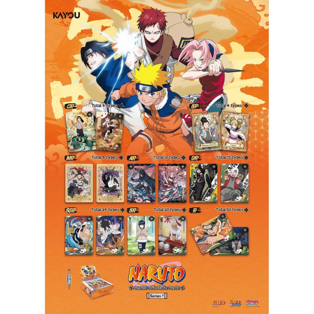 NARUTO-Smriti Collectible Cards-Earth Scroll Foil-001B-EMEA Hits