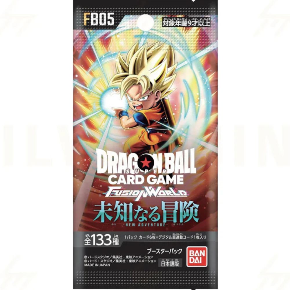 Japanese Dragon Ball Super Fusion World FB05 - New Adventure Booster Pack