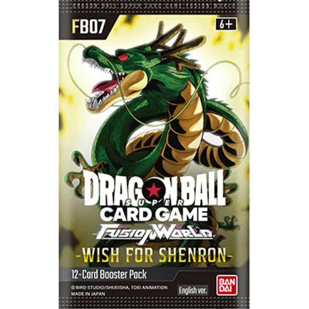 Dragon Ball Super CG: Fusion World FB07 Wish for Shenron Booster Pack