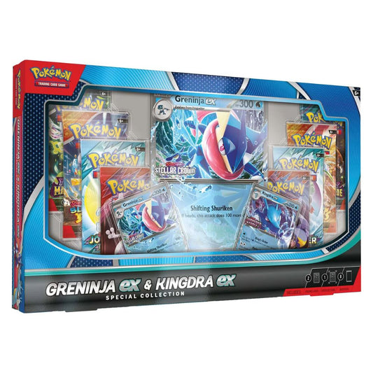 Pokemon TCG: Greninja ex & Kingdra ex Special Collection Side View