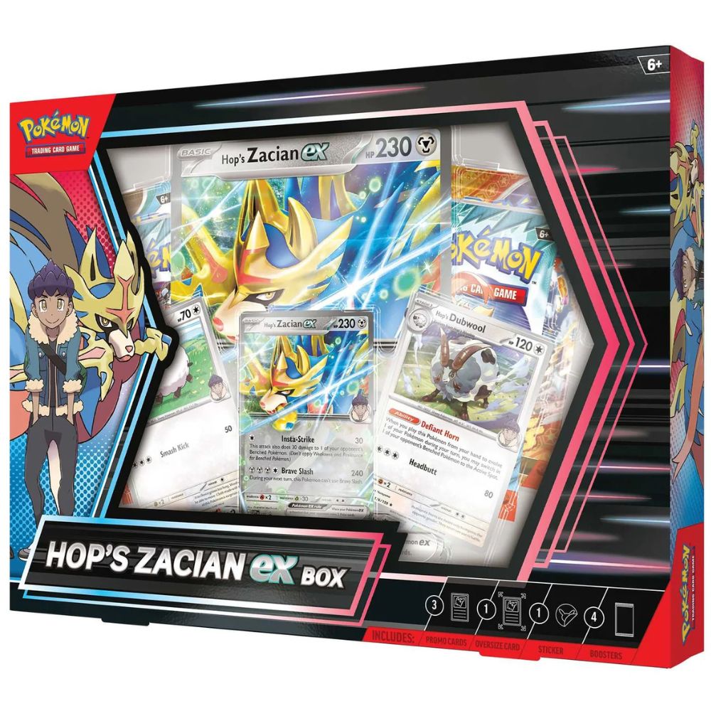 Pokemon TCG: Hop's Zacian ex Box