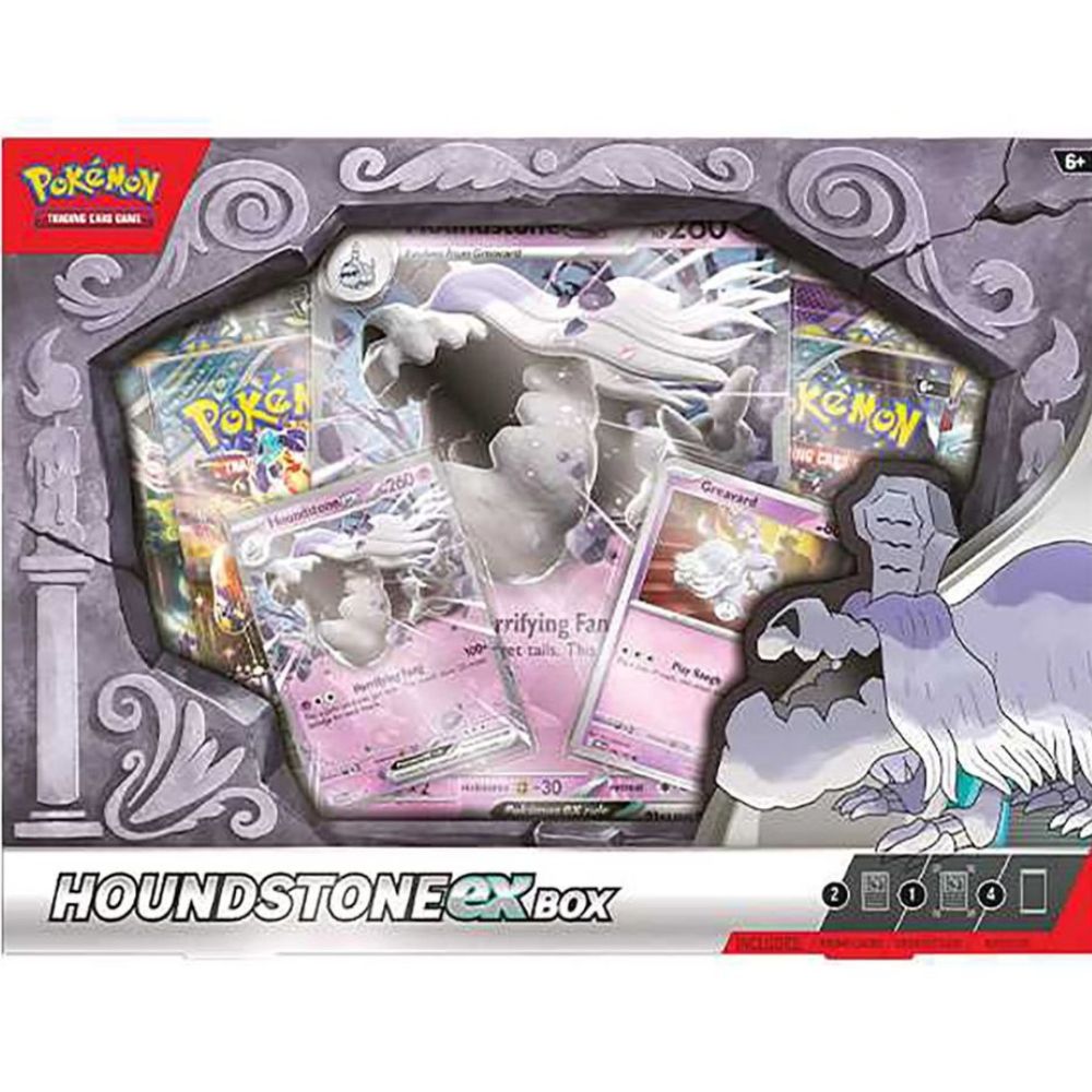 Pokemon TCG: Houndstone Ex Box Front of Box