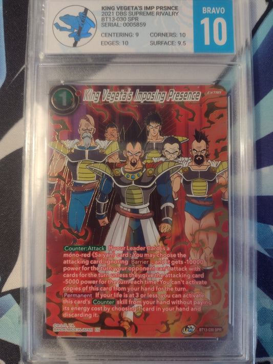 DBS Supreme Rivalry - King Vegeta's Imposing Presence BT13-030 SPR - Green Tree Frog 10