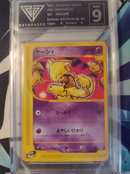 Japanese Abra 1st Edition 018/128 Expedition GetGraded 9