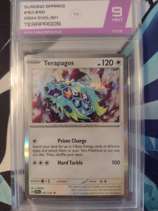 Terapagos 161/191 Surging Sparks TG 9