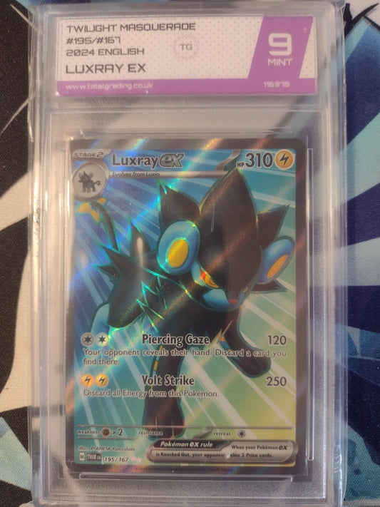 Luxray Ex 195/167 Twilight Masquerade TG 9