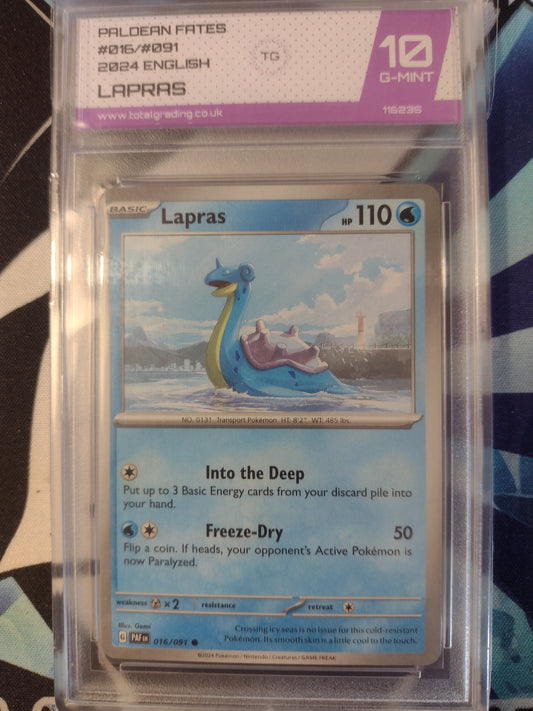 Lapras 016/091 Paldean Fates TG 10