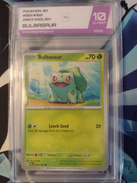 Bulbasaur 001/165 Pokemon 151 TG 10