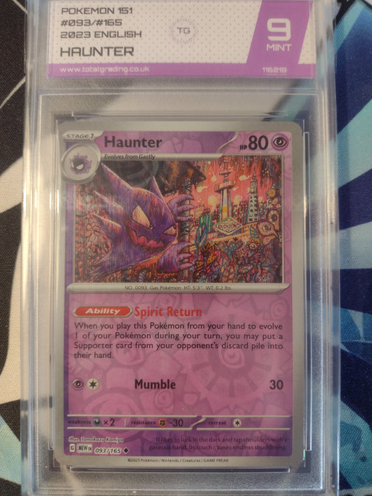 Haunter 093/165 Pokemon 151 TG 9
