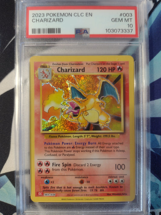 Charizard 003/034 Classic Collection PSA 10
