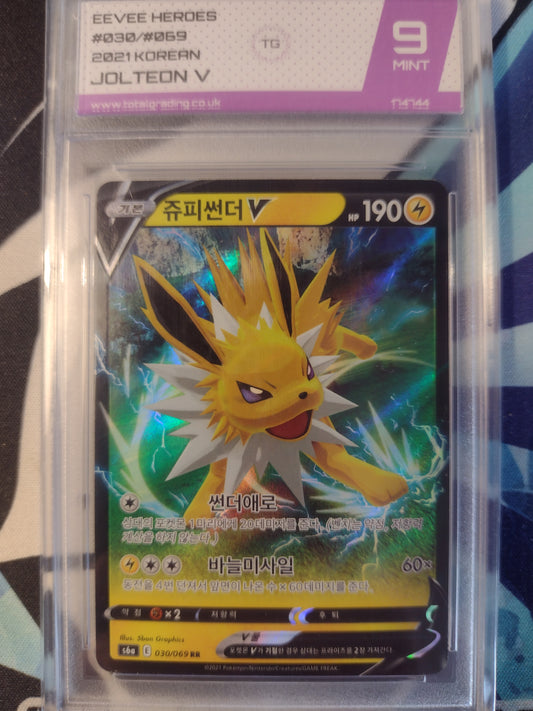 Korean Jolteon V 030/069 Eevee Heroes TG 9