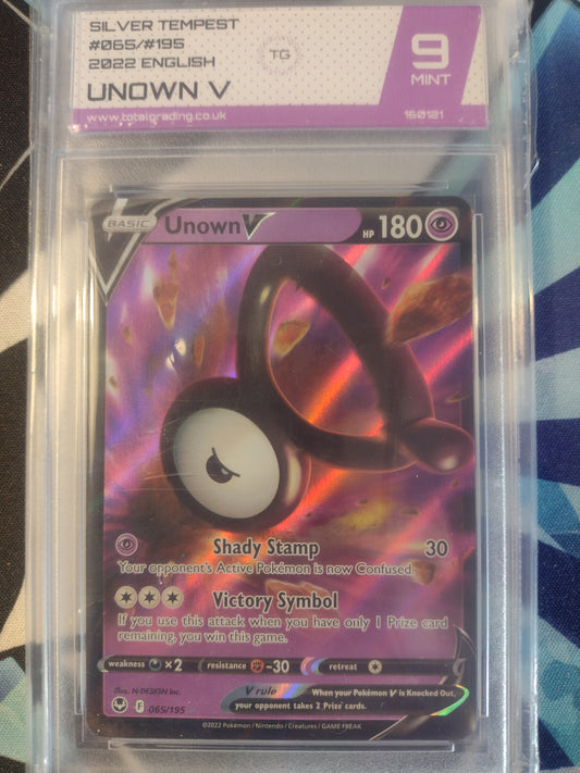Unown V 065/195 Silver Tempest TG 9