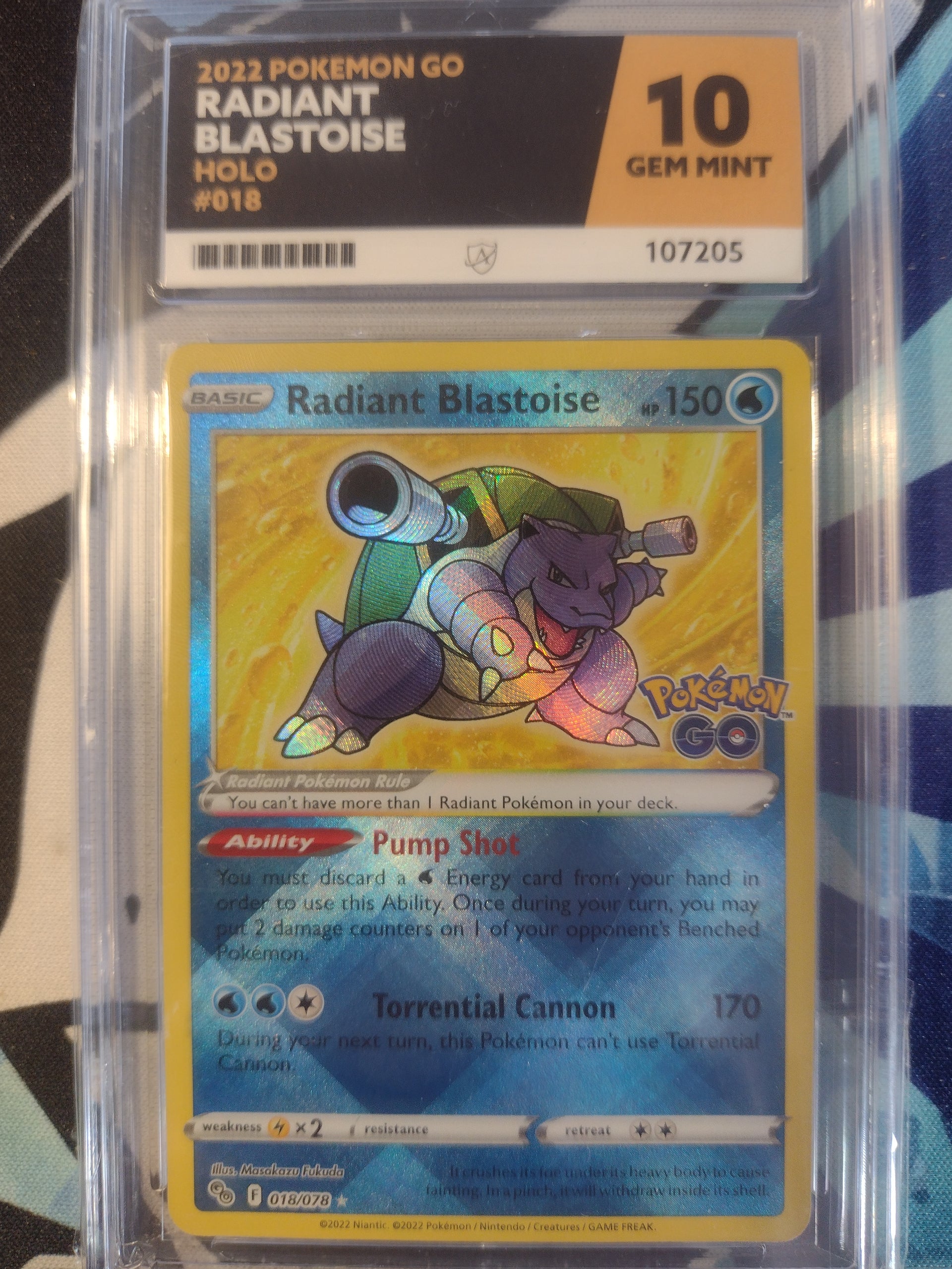 Radiant Blastoise - Pokemon GO