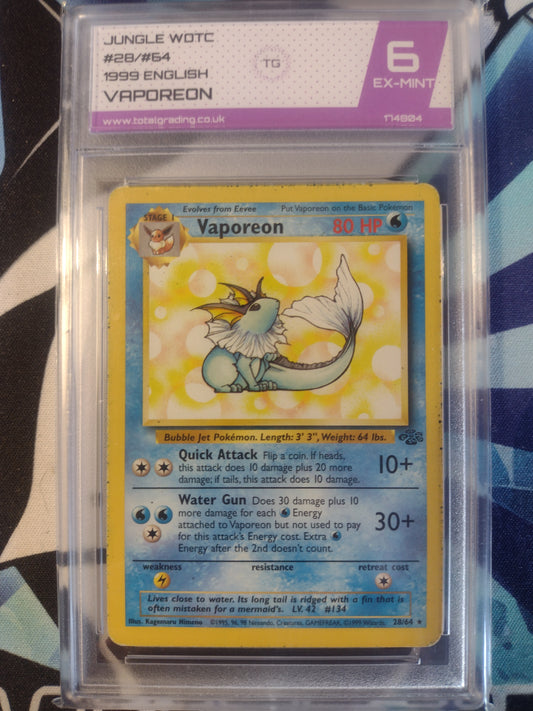 Vaporeon 28/54 Jungle TG 6