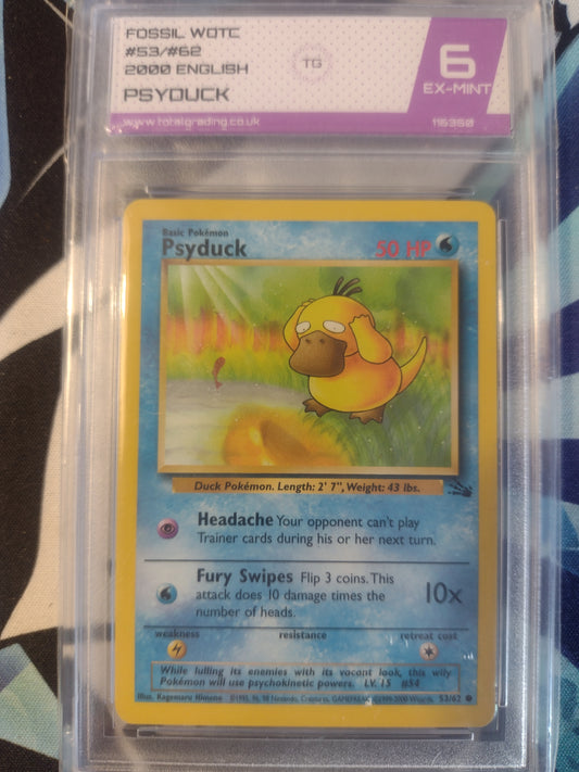 Psyduck 53/62 Fossil TG 6