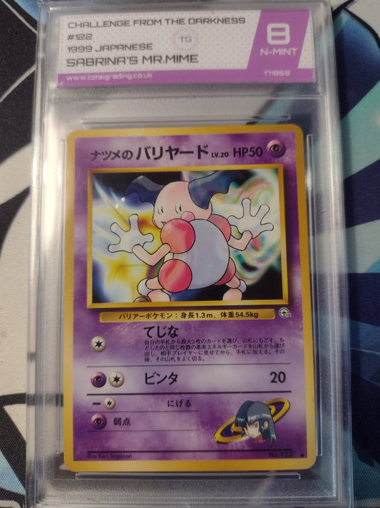 Japanese Sabrina's Mr Mime 122 Challenge from the Darkness TG 8