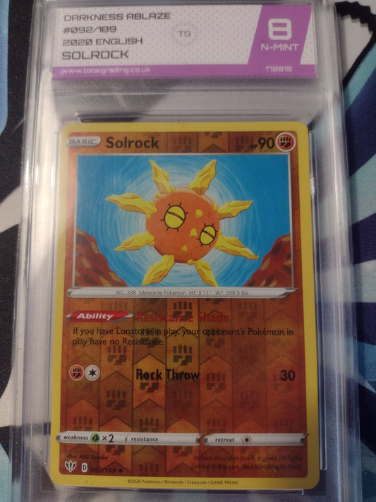 Solrock 092/189 Darkness Ablaze TG 8