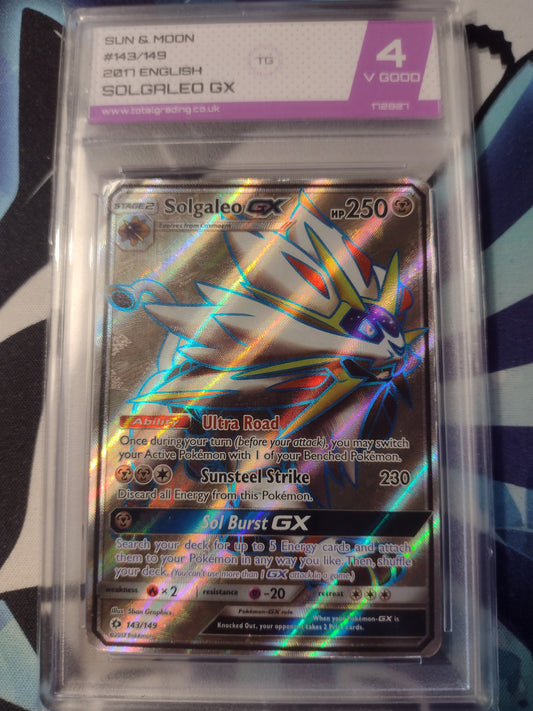 Solgaleo GX 143/149 Sun & Moon TG 4