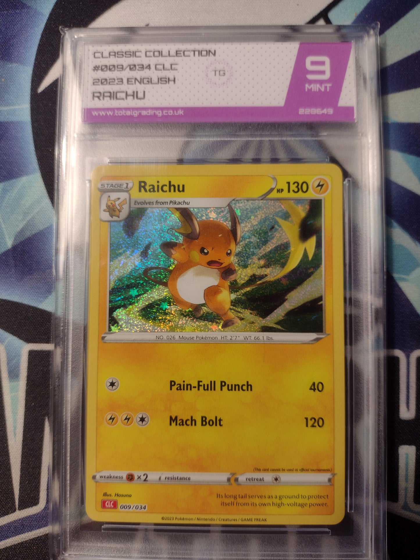 Raichu 009/034 Classic Collection TG 9