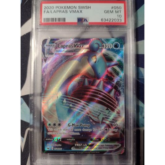 Lapras VMAX - Sword & Shield - PSA 10