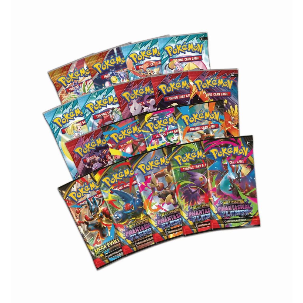 Pokemon TCG: Mega Charizard Ultra-Premium Collection (UPC) Booster Packs - Surging Sparks, Journey Together, Destined Rivals, Mega Evolution and Mega Evolution Phantasmal Flames