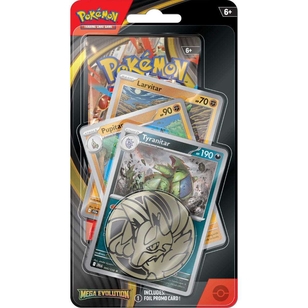 Pokemon TCG: Mega Evolution Premium Checklane Display Tyranitar Promo