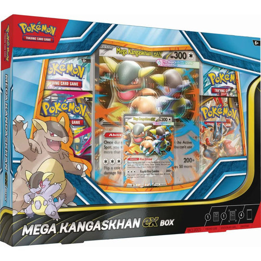 Pokemon TCG: Mega Kangaskhan Ex Box Side View