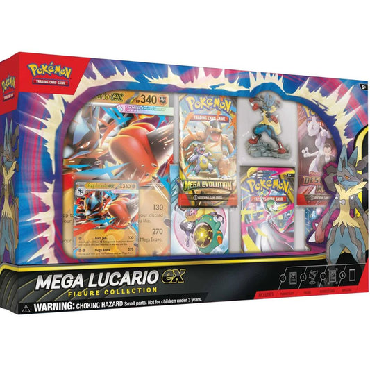 Pokemon TCG: Mega Lucario ex Figure Collection Left Angle