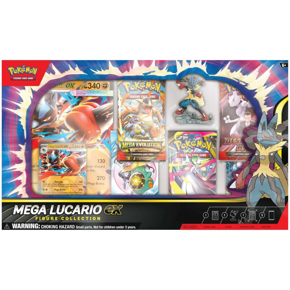 Pokemon TCG: Mega Lucario ex Figure Collection