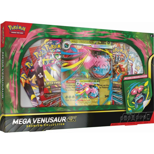 Pokemon TCG: Mega Venusaur ex Premium Collection Side View