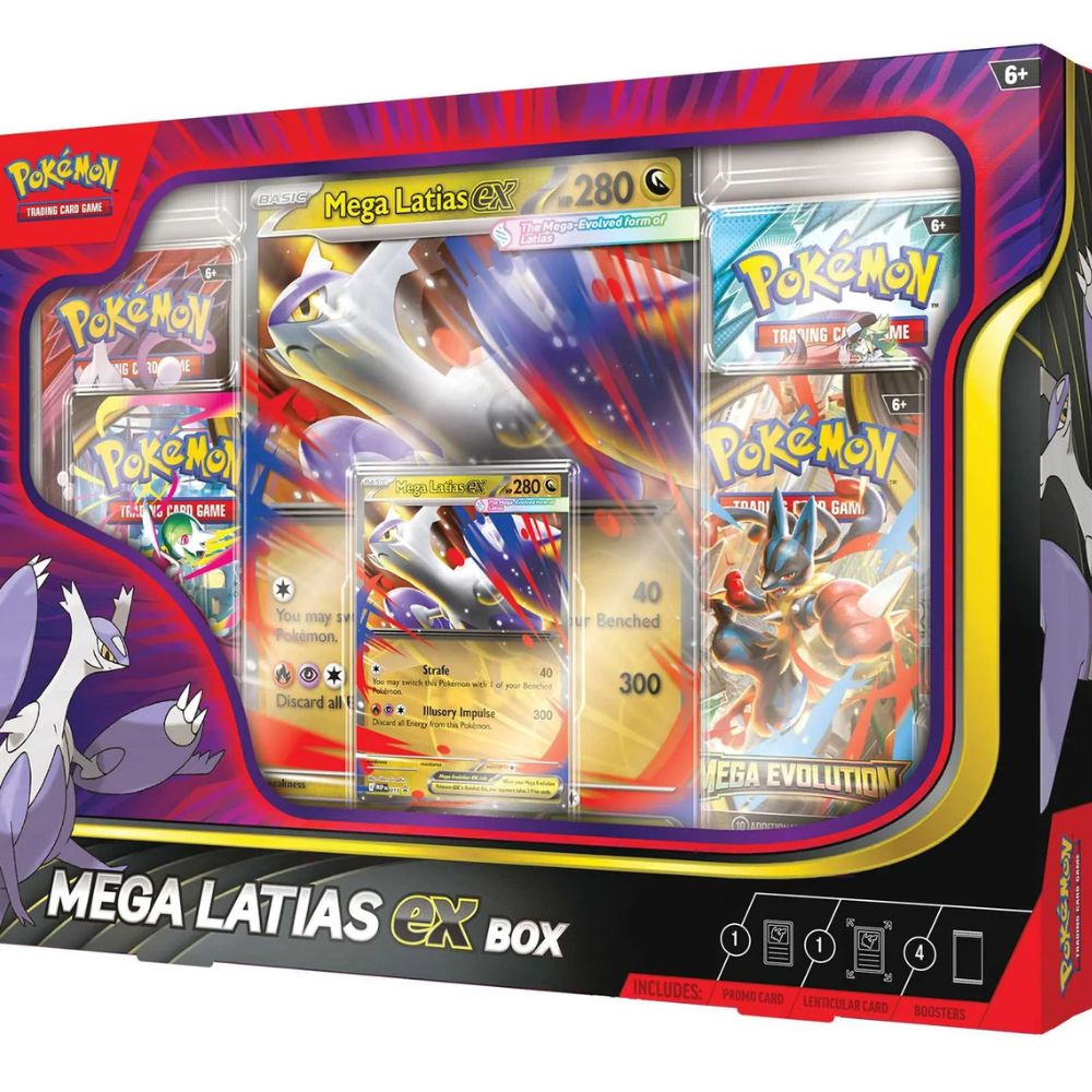 Pokemon TCG: Mega Latias ex Box Right view